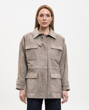 Babe Pay Pls Бежевая замшевая куртка 2610SUEDE