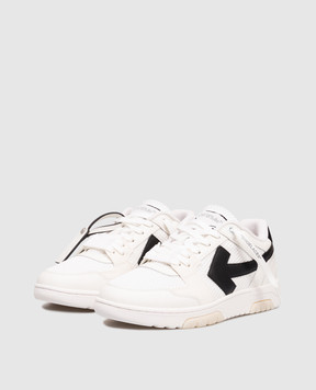 Off-White Білі комбіновані кросівки Slim Out Of Office OMIA243C99LEA002
