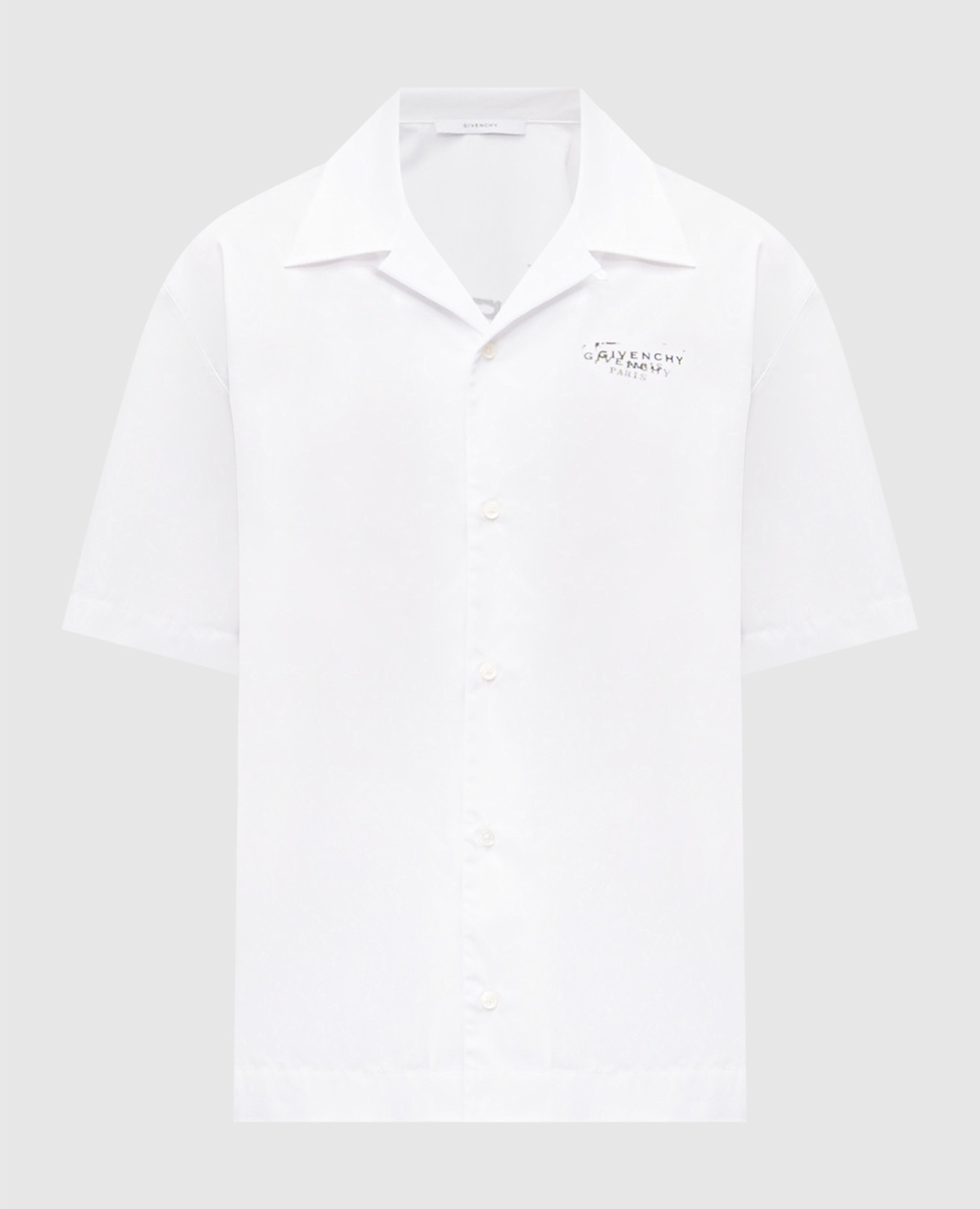 

Белая рубашка с принтом логотипа, Белый, Рубашки