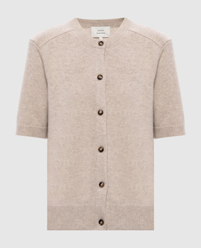 Loulou de Saison Бежевый кардиган JODI из кашемира JODI