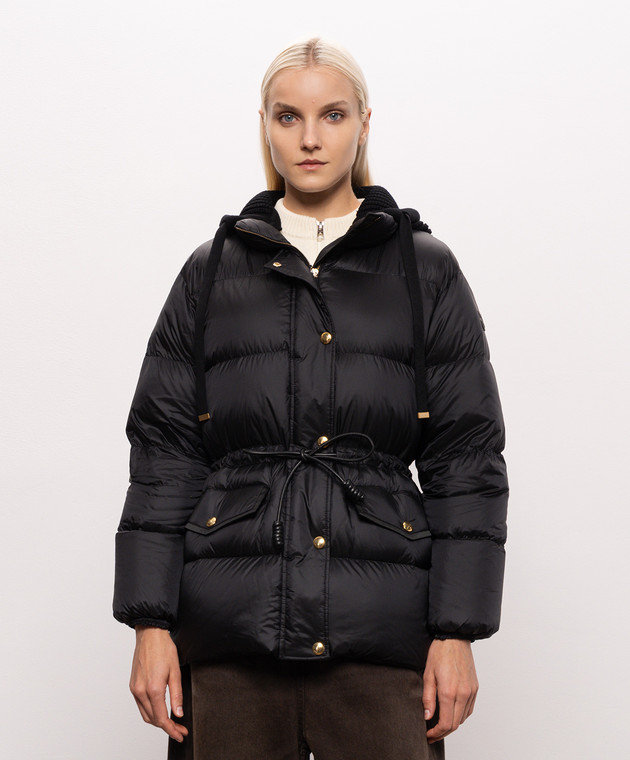Moncler Чорний пуховик Diaphane L20931A00176597YF зображення 3
