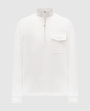 C.P. Company Белый джемпер с логотипом MSS026A005086W