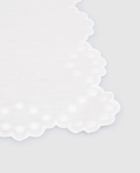 Los Encajeros Серветка кольору айворі Bodoques з льону NAPKINBODOQUES