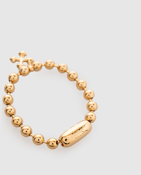 Off-White Золотой браслет с логотипом Arrow OWOA12TF25MET001