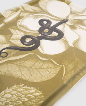 Les Ottomans Дерев'яна лакована таця Snake TUS03