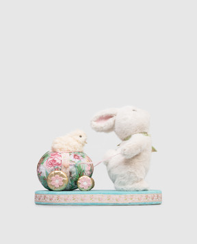 EDG Пасхальная декоративная тележка с кроликом и цыпленком 8101488A999