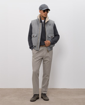 Brunello Cucinelli Сірі штани M252DE1450
