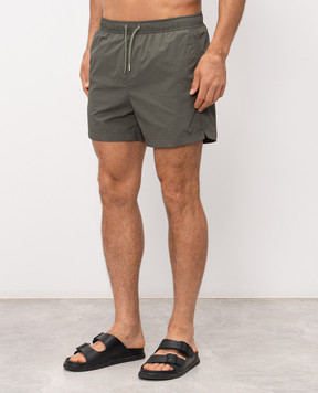 CDLP Зелені подовжені шорти для плавання MSW003082301