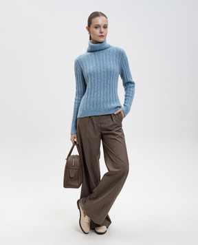 JOSEPH Коричневые брюки Alanel из шерсти JF009406