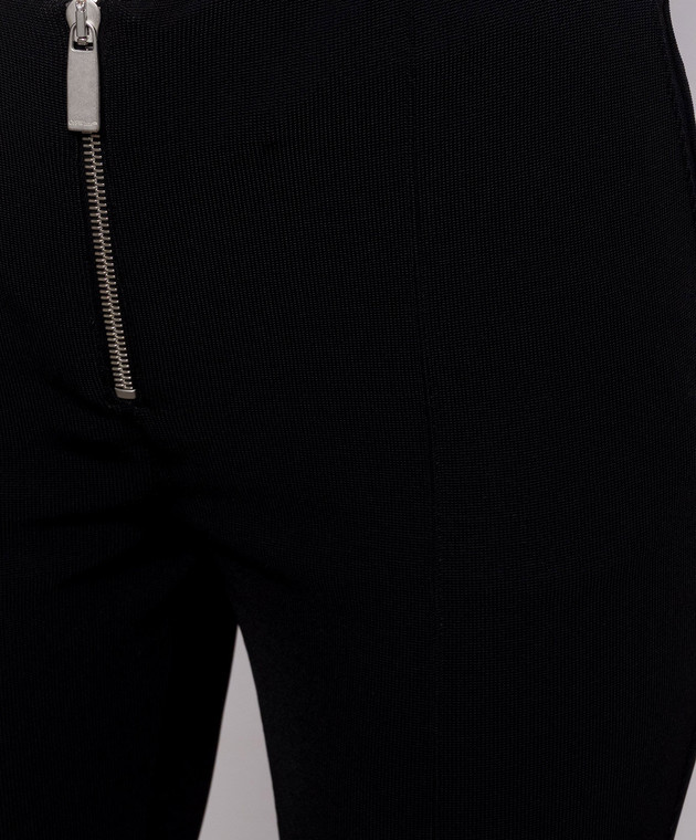 Off-White Черные брюки клеш 2FH00521B изображение 5