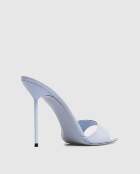 Paris Texas Голубые кожаные лакированные мюли LIDIA PX836XVN01