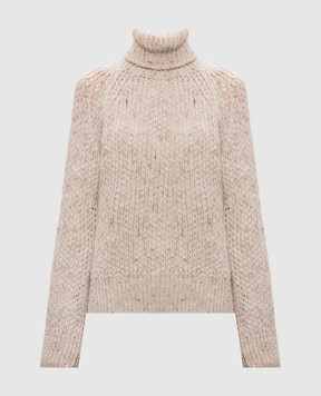 Ermanno Scervino Life Бежевый свитер с шерстью альпаки D494M502IJT