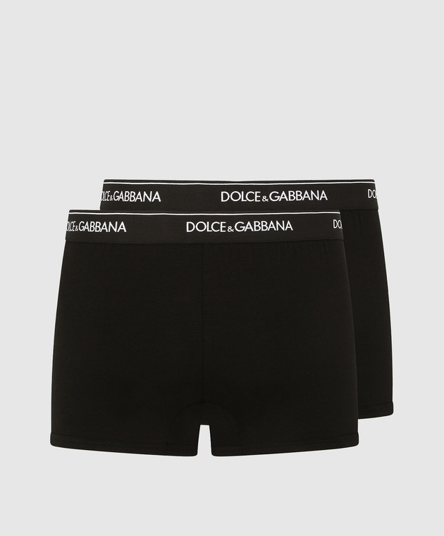 Dolce&Gabbana Набор черных трусов-боксеров M9C07JONN95 изображение 2