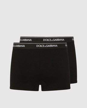 Dolce&Gabbana Набір чорних трусів-боксерів M9C07JONN95