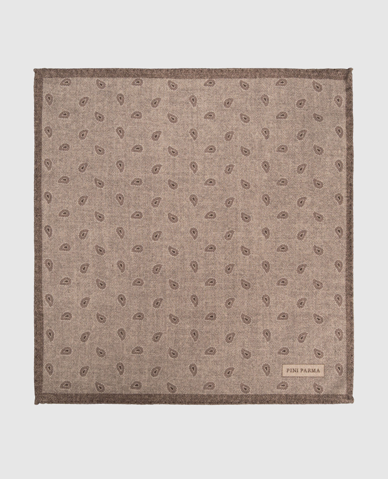 

Двухсторонний платок-паше из шерсти и кашемира цвета хаки, Платки