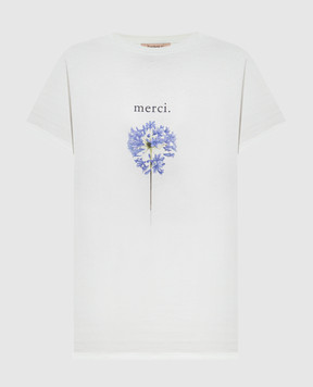 Twinset Зелена футболка з принтом 261TP2341