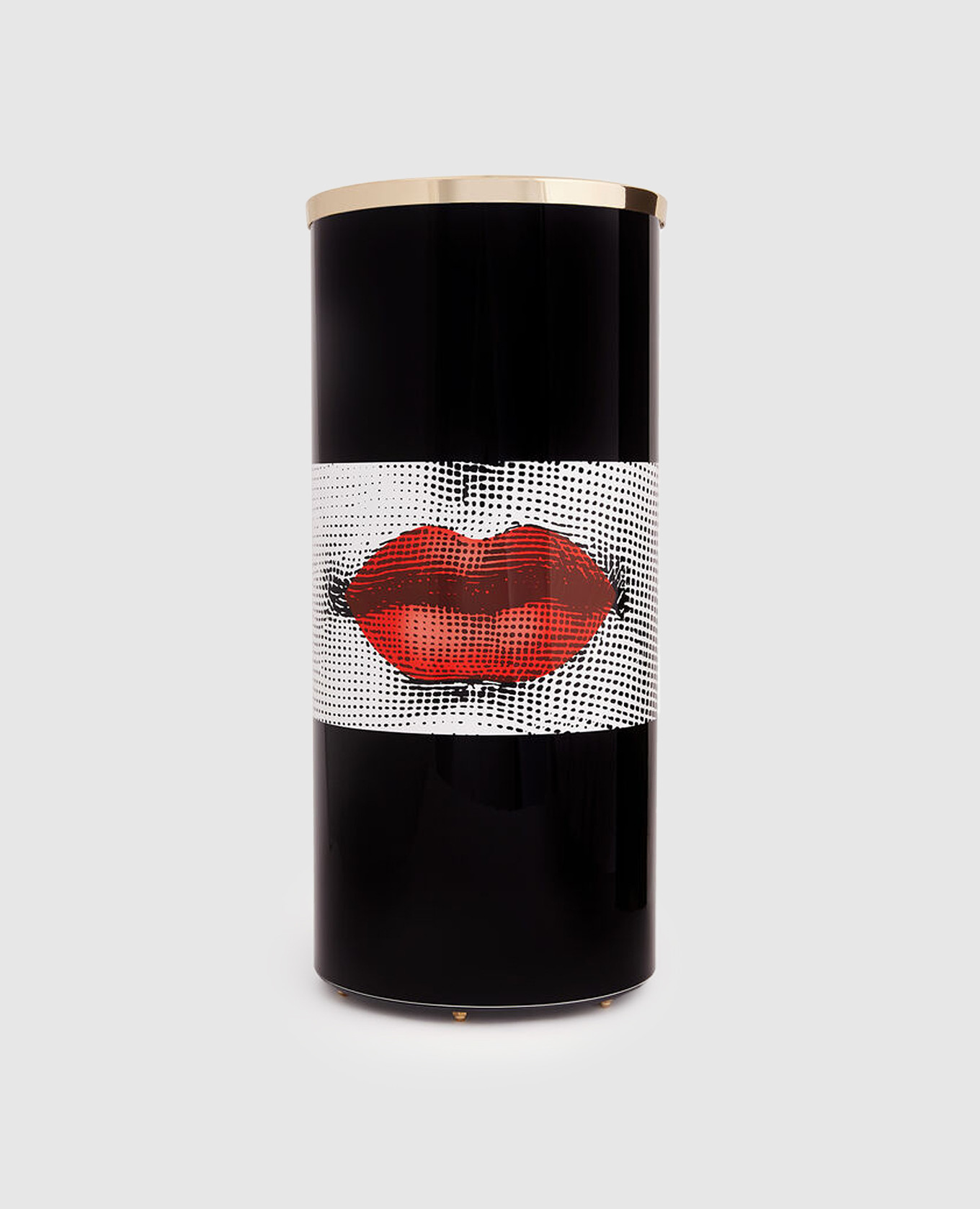 

Черная подставка для зонтов Kiss, Черный, Декор