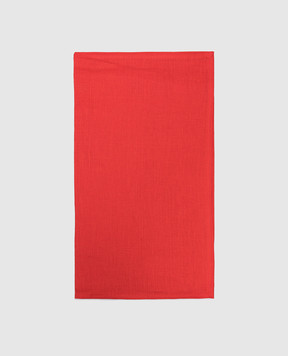 TESSITURA TOSCANA TELERIE Красная сервировочная салфетка TIZIANO из льна NT120001040047