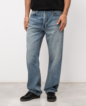 Fear of God Синие джинсы с эффектом потертости FG9M459906DNMMI