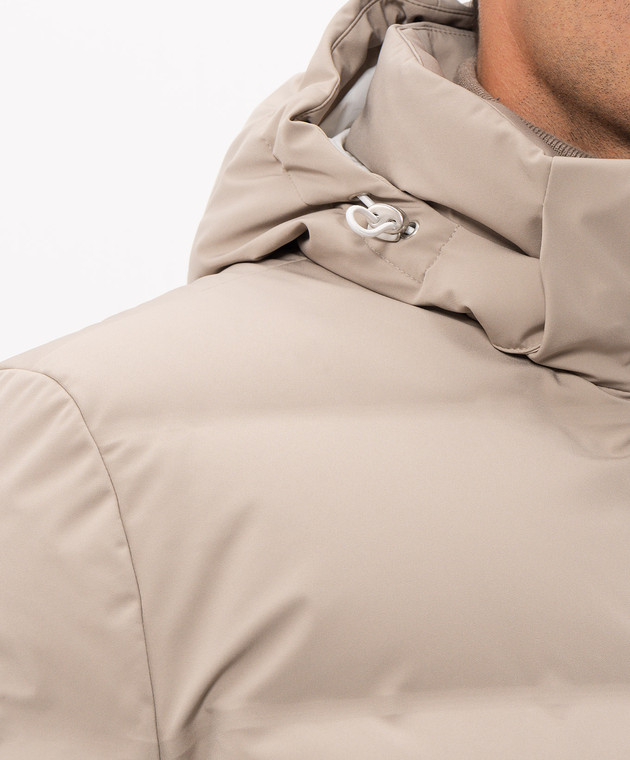 Brunello Cucinelli Бежевий пуховик MV4061836 зображення 5