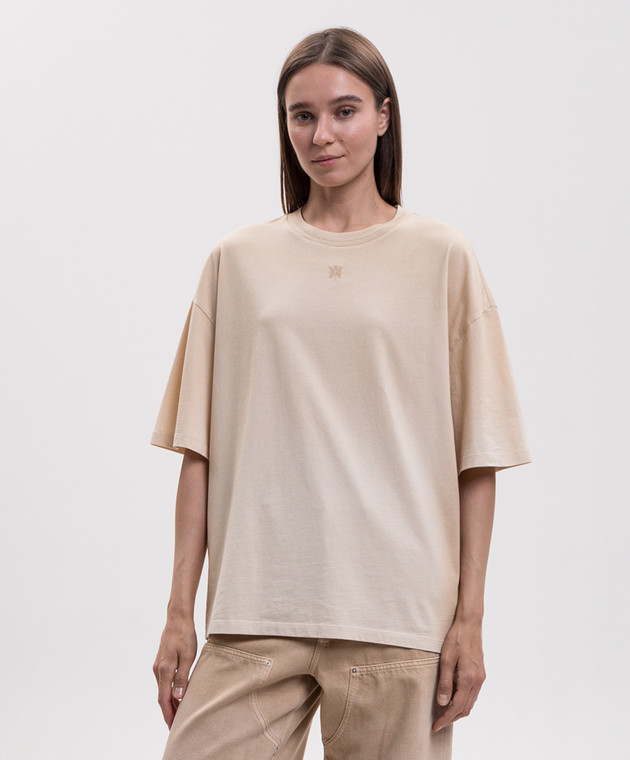 AMIRI Бежевая футболка AWTOJR1103 изображение 3