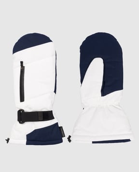 Stefano Ricci Білі гірськолижні рукавиці M6G5300010PA003R