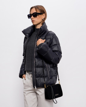 Gianni Chiarini Чорна замшева сумка крос-боді Nora BS10224CMPL