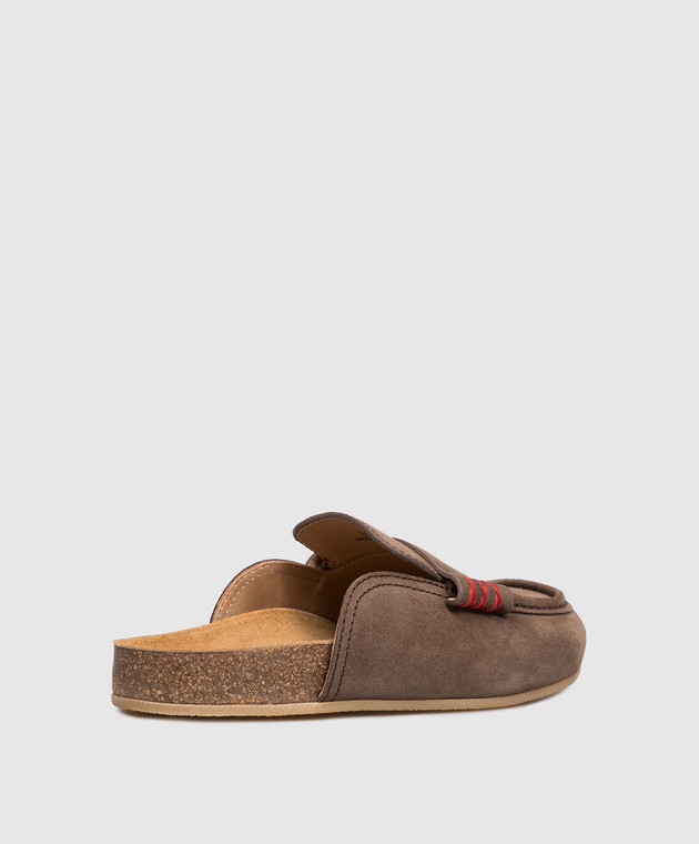 Babe Pay Pls Коричневі замшеві мюлі SABOT зображення 3