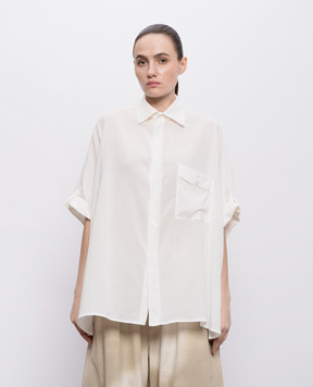 Y`S Yamamoto Біла сорочка з відворотами YKB16021