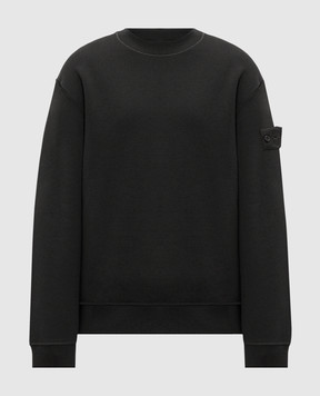 Stone Island Черный утепленный свитшот с шерстью L2S156100013S0F15