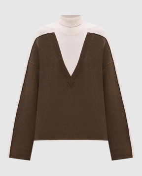 Maison Margiela MM6 Светр з вовни з ефектом вивороту S52HA0306M13280