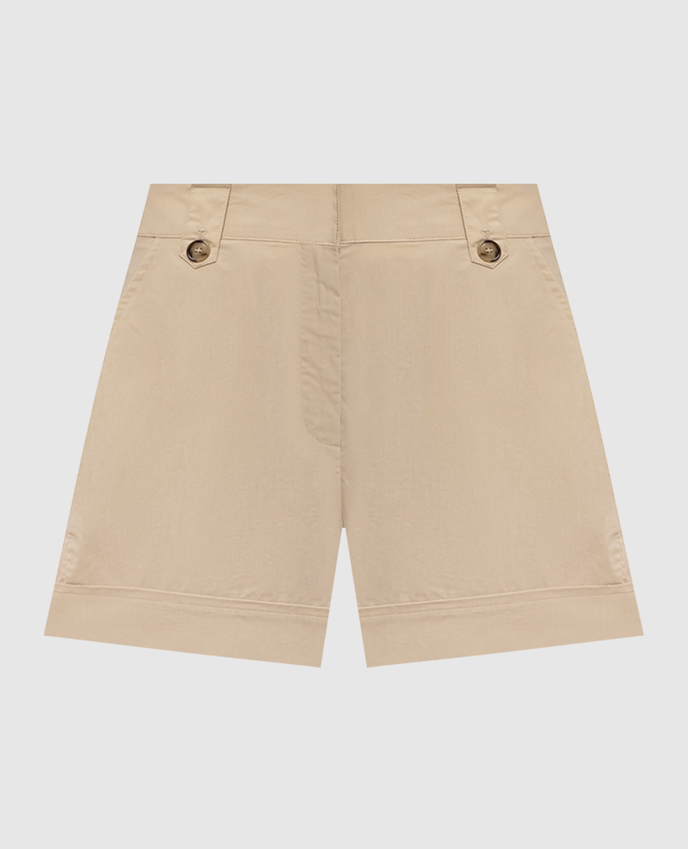 Бежевые шорты из хлопка