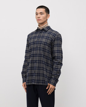 Woolrich Сіра сорочка в клітинку CFWOSI2001MRUT5058