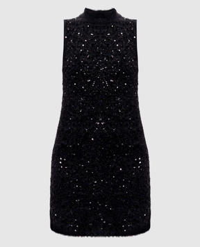 Twinset Черное платье мини 262TT3302