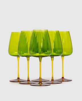 Vema Набір зелених келихів Joy 6 шт JOY55CL