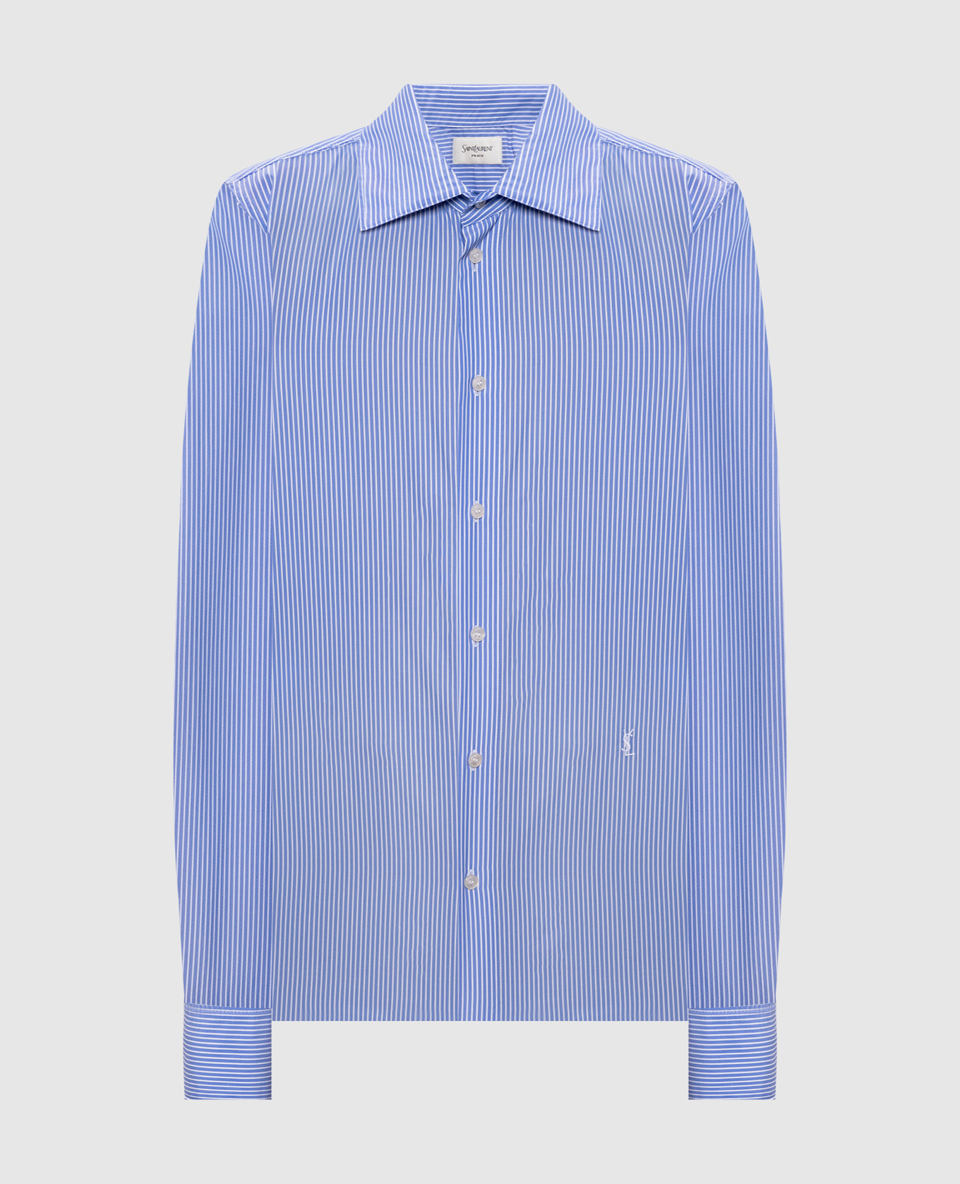 

Голубая рубашка в полоску, Голубой, Рубашки