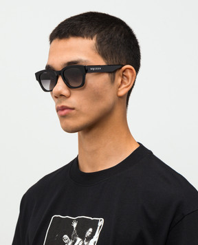 Alexander McQueen Черные очки с логотипом 852619J0749