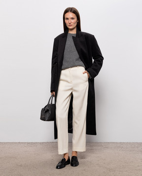 Loulou de Saison Серый свитер TRISTAN LOD из шерсти TRISTANLDS