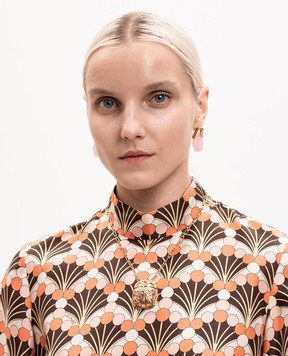 La DoubleJ Золотистая цепочка Lady Scarab NEC0053MET002SOLID