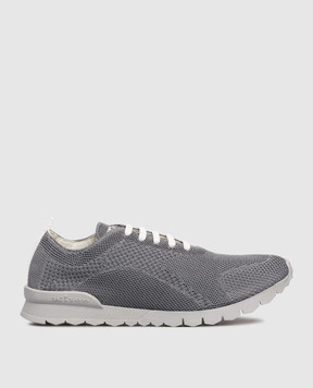 Kiton Сірі кросівки з логотипом USSFITGN00809