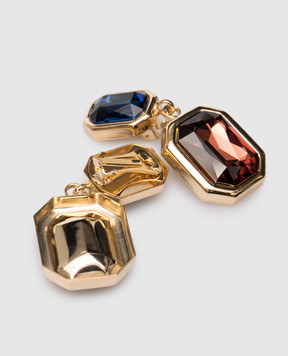 Grefi Золотые серьги-клипсы Nefertiti 17096