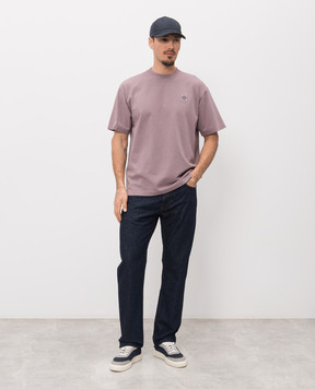 Stone Island Фиолетовая футболка с нашивкой логотипа L1S152100030S0115