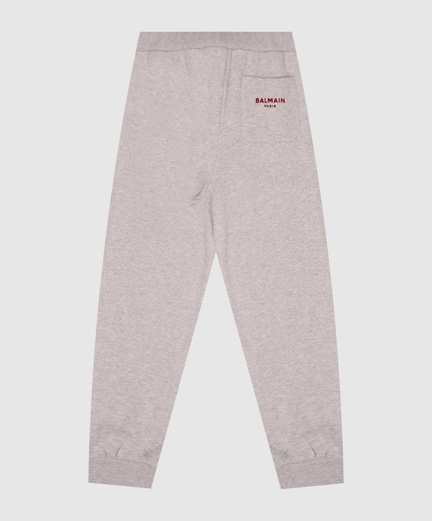 Balmain Детские серые джоггеры BZ6I40Z3188610 изображение 2