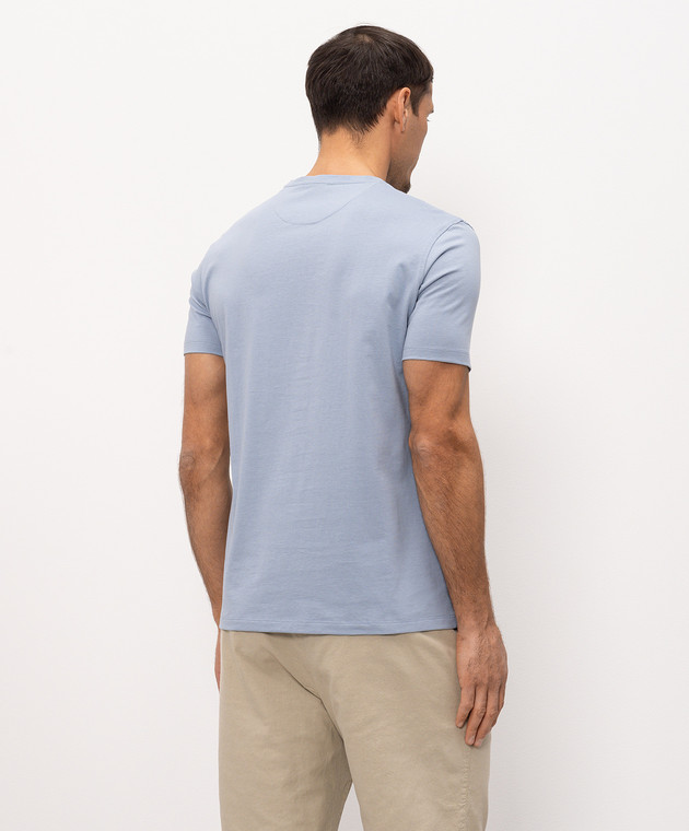Florentino Голубая футболка с принтом 126762610654 изображение 4