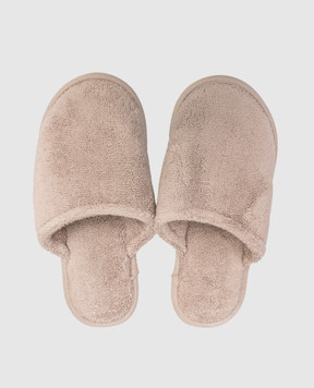 L'Appartement Коричневі махрові капці Chicago CHICAGOSLIPPERS