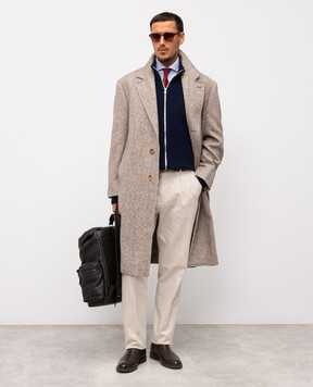 Brunello Cucinelli Синий кардиган из кашемира M22202506