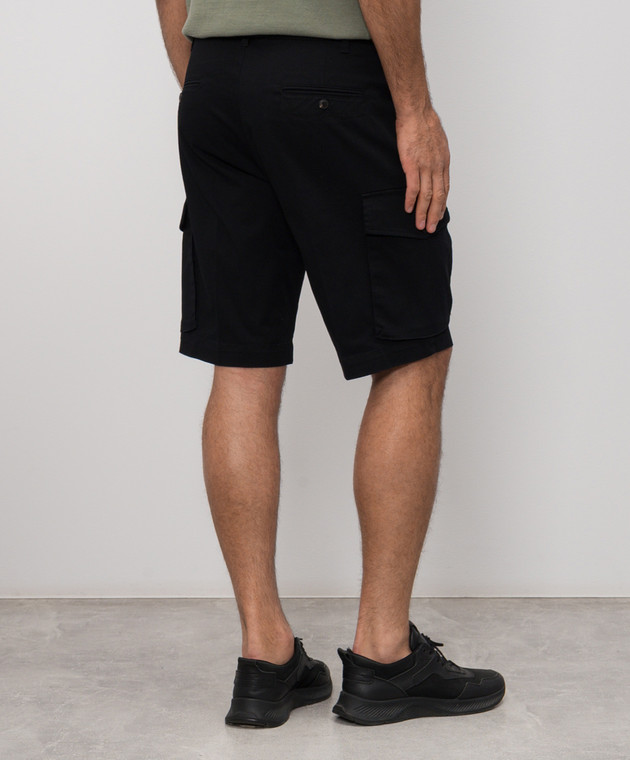 Cashmere&Whiskey Черные шорты-карго 0276009345 изображение 4