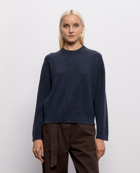 Brunello Cucinelli Синий свитер с кашемиром M1E224720