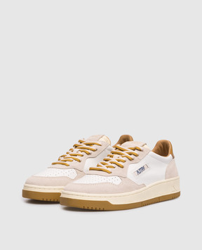 AUTRY Шкіряні кросівки Medalist  з логотипом A1UNAULWBW03