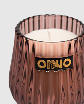 Onno Свічка Eclectic з ароматом Precious Oud в скляному свічнику ONECCAPO